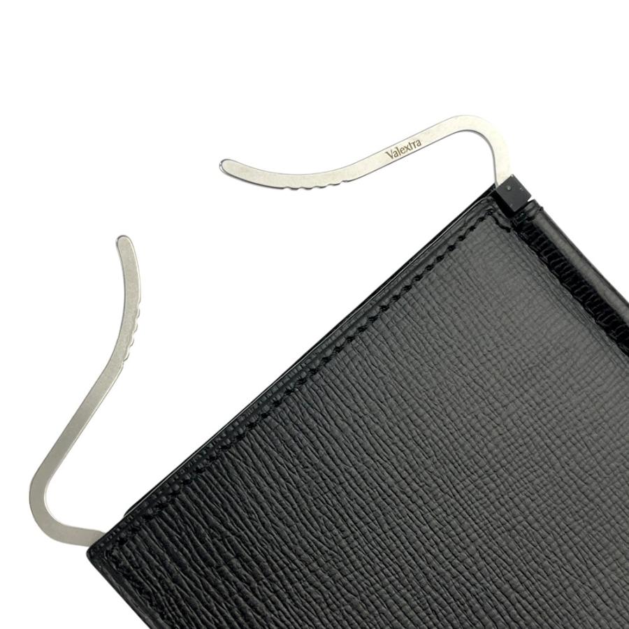 ヴァレクストラ ■未使用■ ダブル マネークリップ 財布 ウォレット レザー ブラック 箱 【609534】8 |  | 08