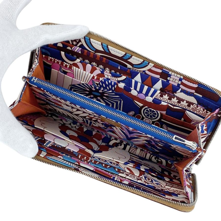 エルメス ■美品■ アザップロング シルクイン 長財布 ウォレット エプソン ゴールド Z刻 箱 【611407】13 |  | 05