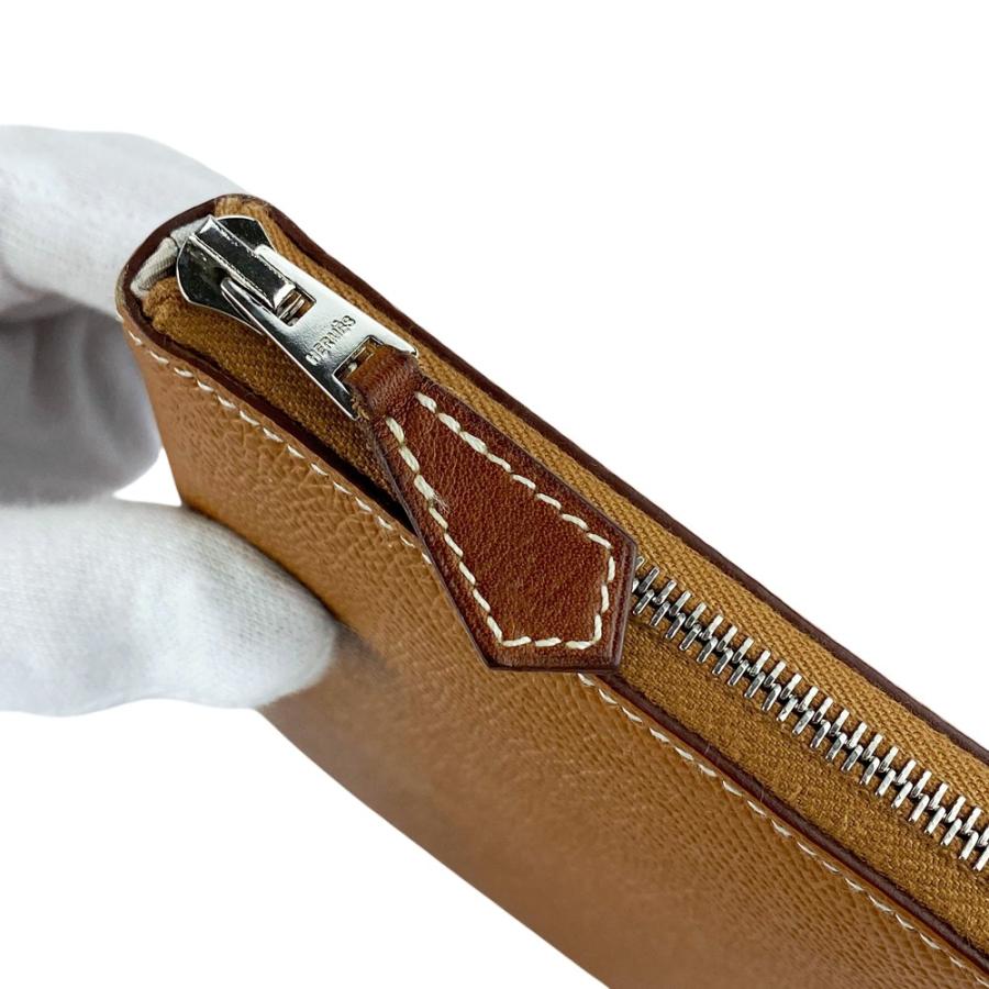エルメス ■美品■ アザップロング シルクイン 長財布 ウォレット エプソン ゴールド Z刻 箱 【611407】13 |  | 08