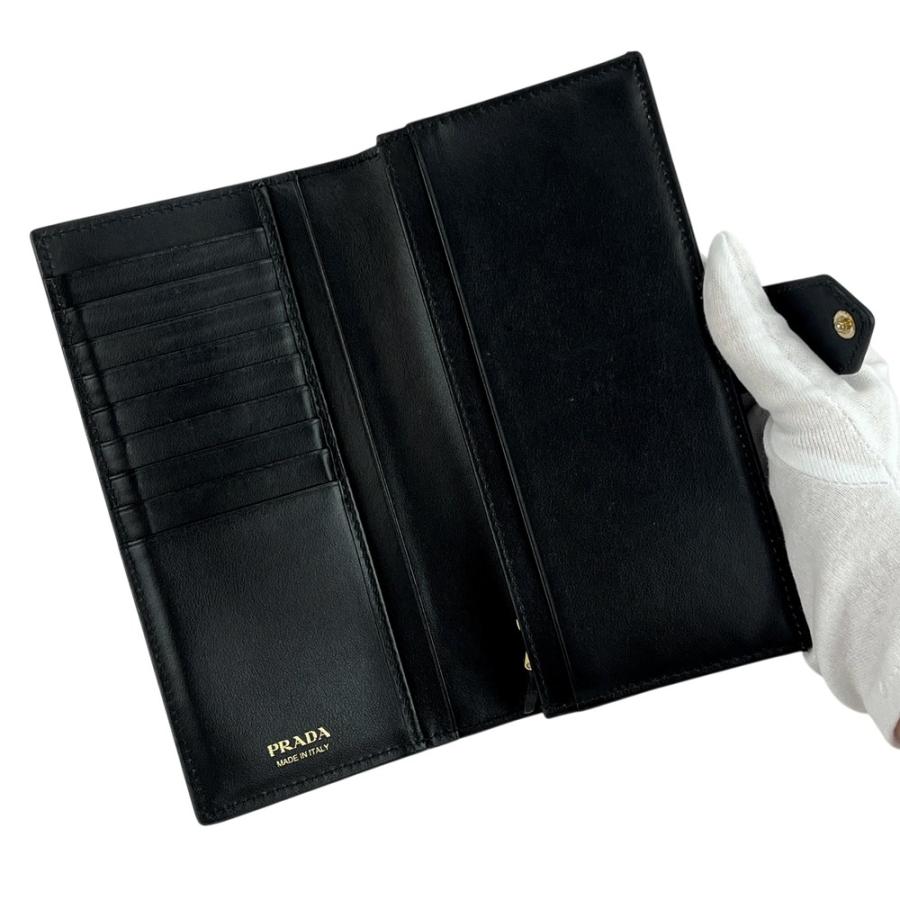 プラダ ■中古■ 長財布 財布 ウォレット サフィアーノ ブラック 箱【612749】9 |  | 06