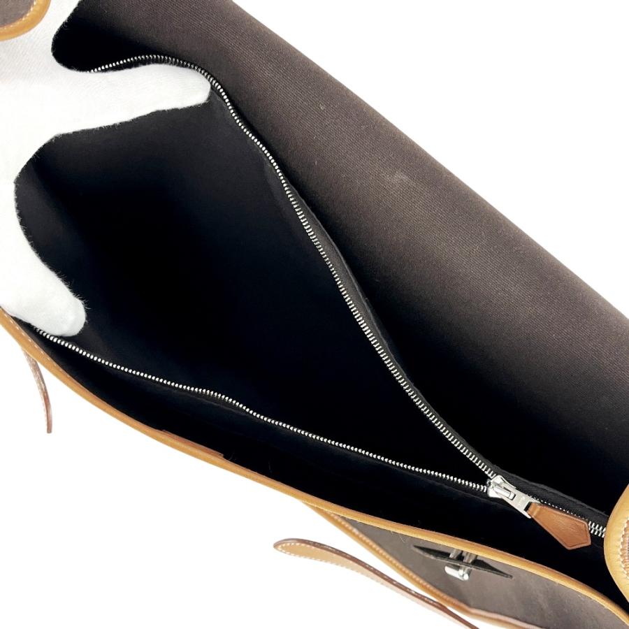 エルメス ■美品■ ブエナベンチュラGM ショルダー バッグ カバン トワル レザー ブラウン 【612763】5 |  | 07