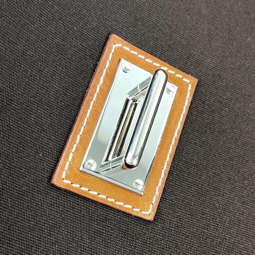 エルメス ■美品■ ブエナベンチュラGM ショルダー バッグ カバン トワル レザー ブラウン 【612763】5 |  | 08