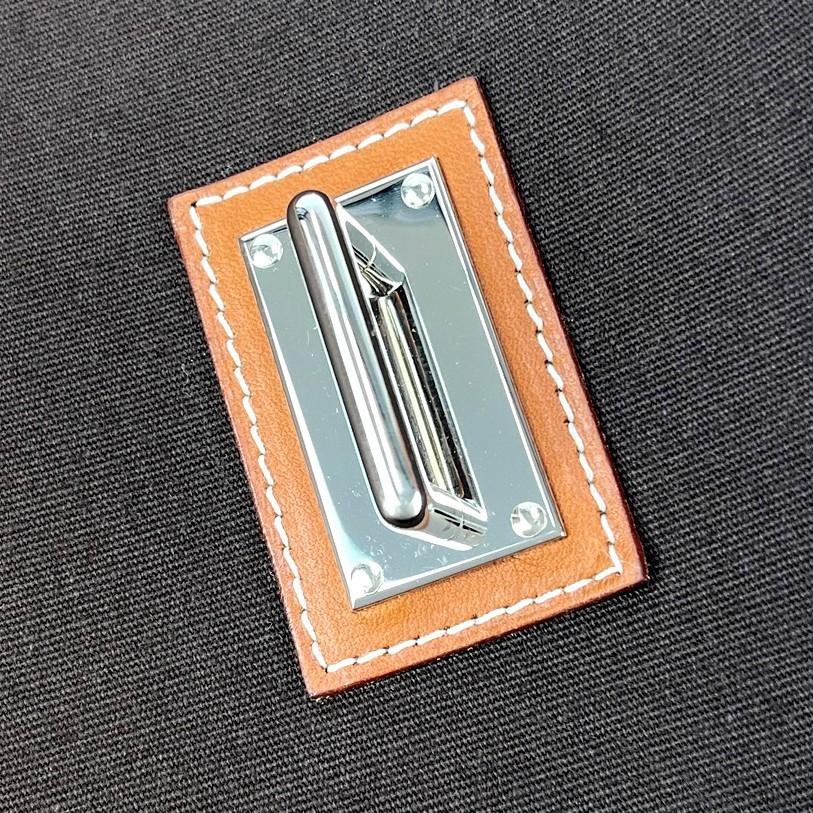 エルメス ■美品■ ブエナベンチュラGM ショルダー バッグ カバン トワル レザー ブラウン 【612763】5 |  | 09