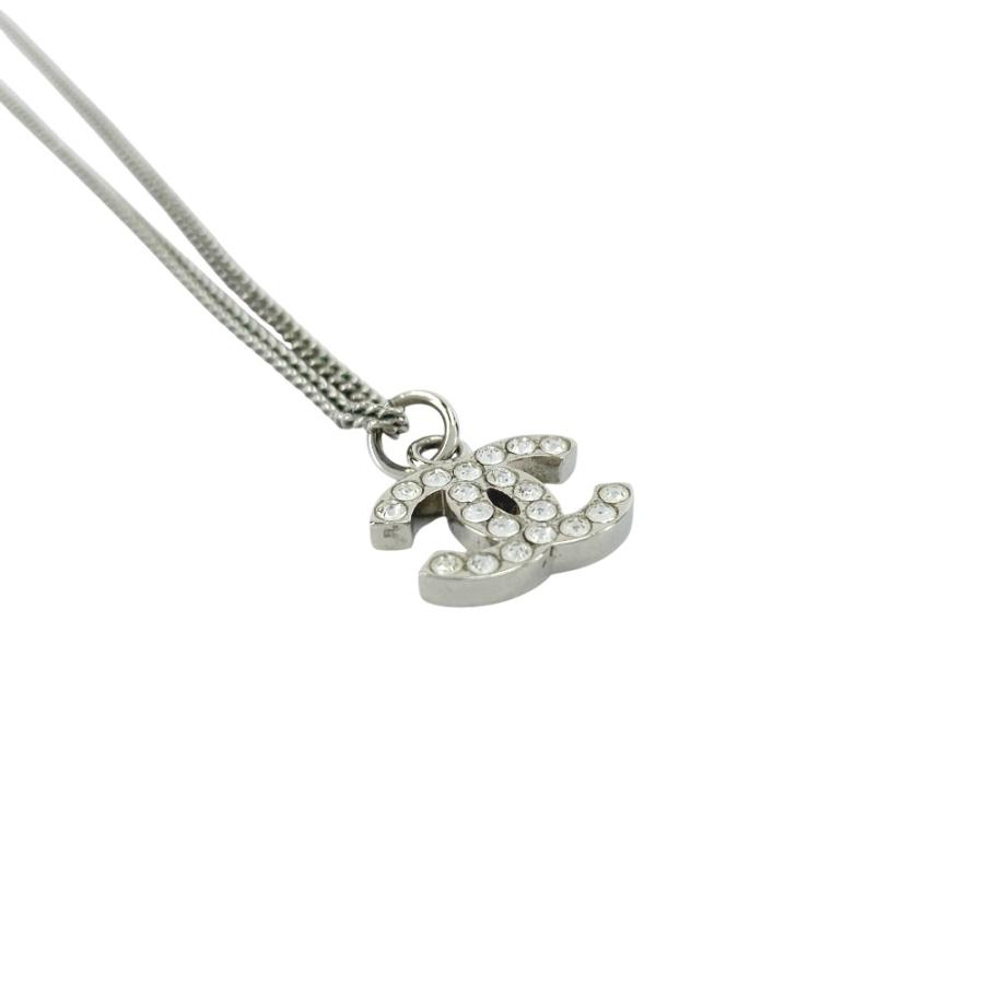 シャネル ■美品■ ココマーク ラインストーン ネックレス アクセサリー シルバー SS B10V 【614637】7 |  | 04