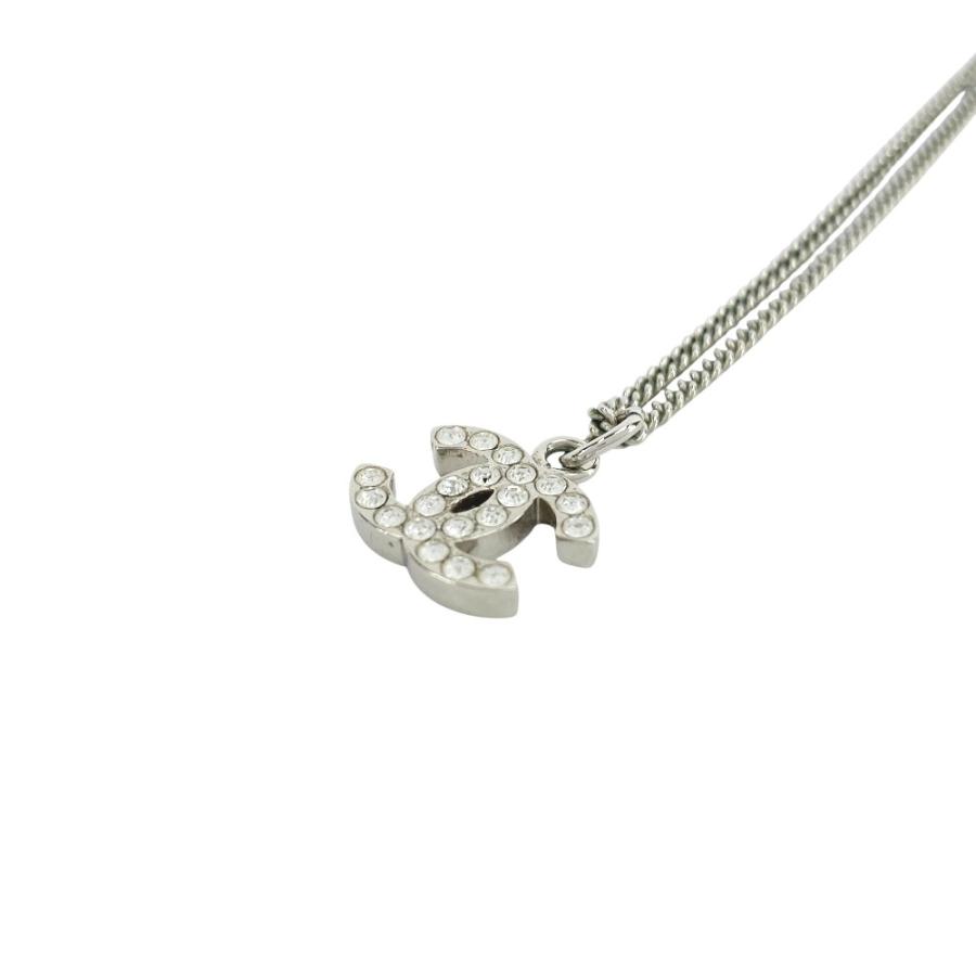 シャネル ■美品■ ココマーク ラインストーン ネックレス アクセサリー シルバー SS B10V 【614637】7 |  | 05