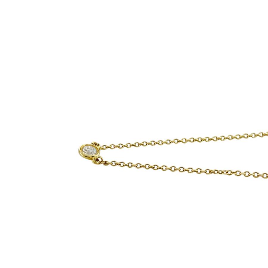 ティファニー ■美品■ バイヤザード ネックレス アクセサリー YG750 K18 ダイヤ イエローゴールド 1.9g 【615917】8 |  | 02
