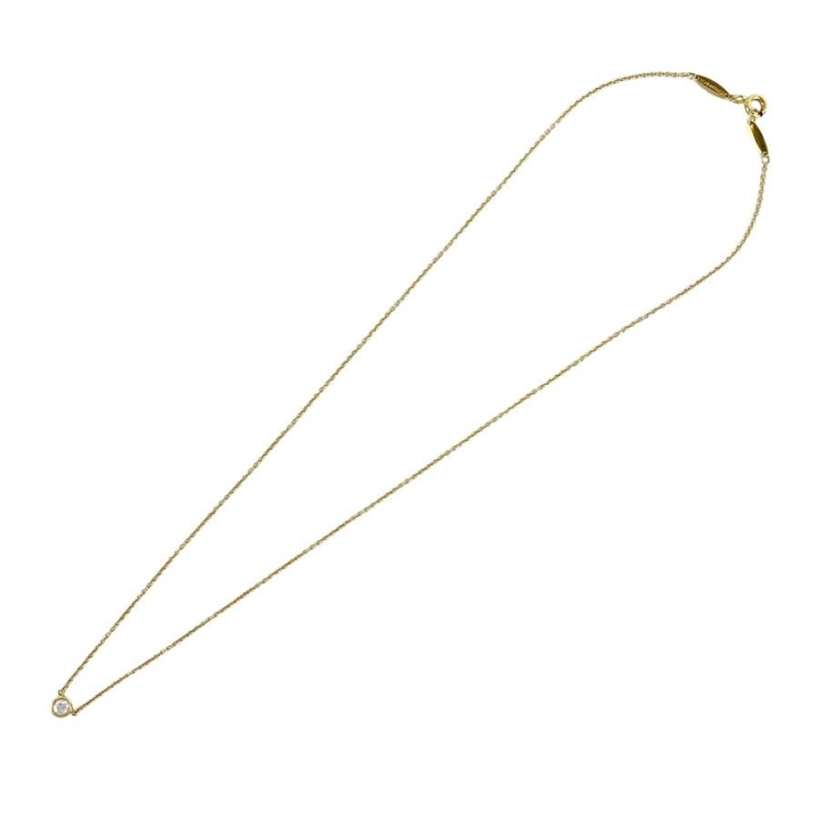 ティファニー ■美品■ バイヤザード ネックレス アクセサリー YG750 K18 ダイヤ イエローゴールド 1.9g 【615917】8 |  | 06