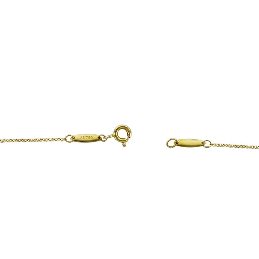 ティファニー ■美品■ バイヤザード ネックレス アクセサリー YG750 K18 ダイヤ イエローゴールド 1.9g 【615917】8 |  | 08