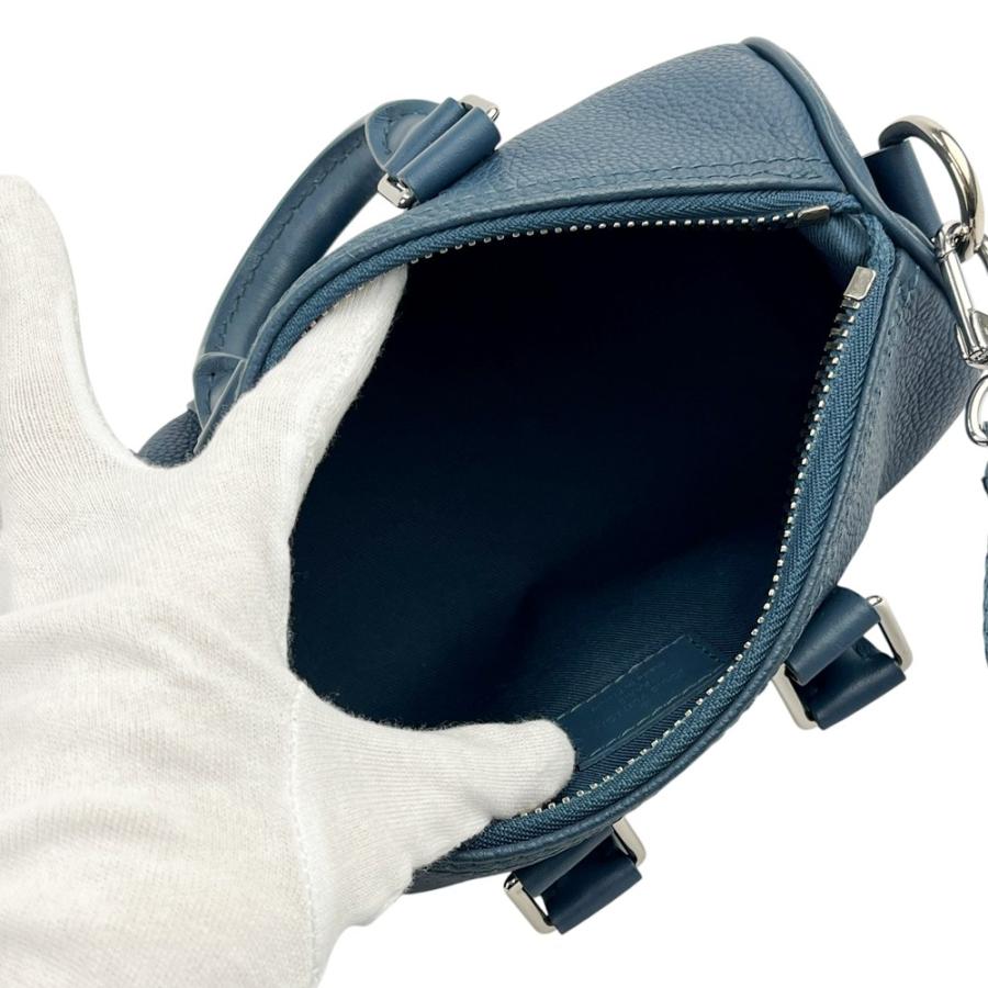 ルイヴィトン ■美品■ アエログラム キーポルXS 2way ショルダー ハンド バッグ レザー ブルー M81003 【616204】3 |  | 06