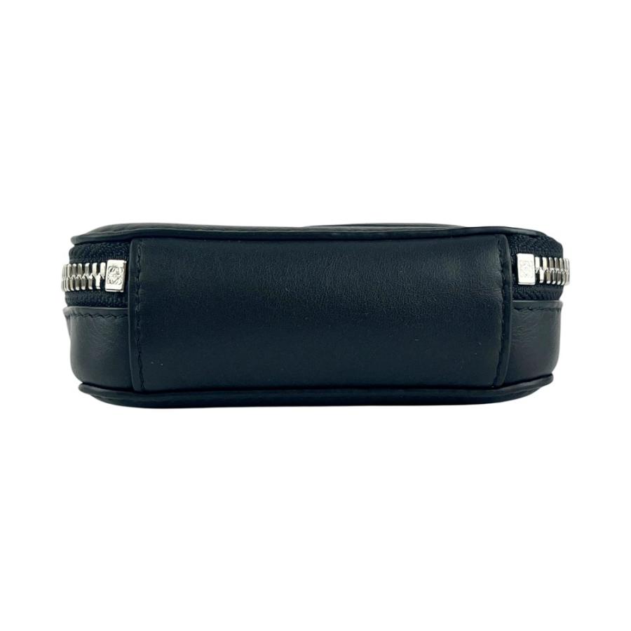 ロエベ ■新同■ バーティカル クロスボディ アナグラム ショルダー ミニ バッグ スマホケース レザー ブラック 【616211】3 |  | 04