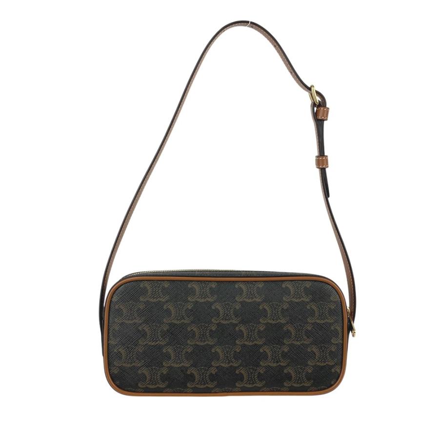 セリーヌ ■新同■ トリオンフ カメラバッグ ハンド ミニ ショルダー PVC レザー ブラウン 【616235】3 |  | 01