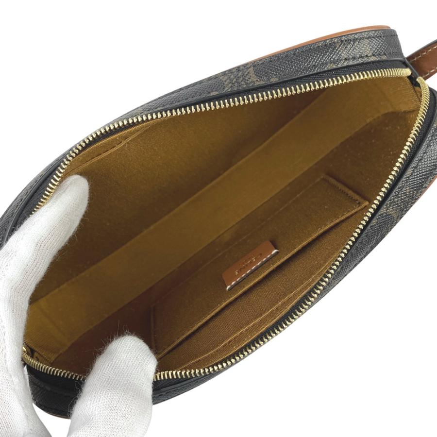 セリーヌ ■新同■ トリオンフ カメラバッグ ハンド ミニ ショルダー PVC レザー ブラウン 【616235】3 |  | 07