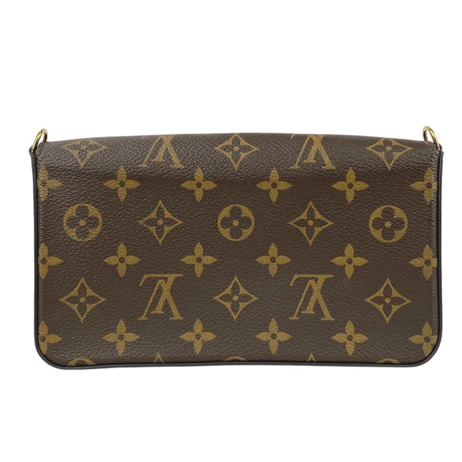 ルイヴィトン ■新同■ ポシェットフェリシー ショルダー チェーンウォレット 財布 モノグラム ブラウン ピンク M81896 【616761】3 |  | 01