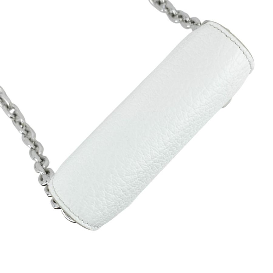 マルジェラ ■未使用■ チェーン ウォレット コンパクト 財布 小銭入れ ショルダー 4ステッチ レザー ホワイト 56UI0148 箱 【616891】5 |  | 04