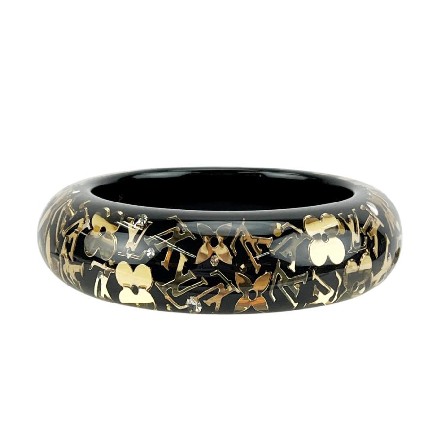 ルイヴィトン ■未使用■ ブラスレ アンクルーションGM S+ バングル アクセサリー GP ゴールド ブラック M66254 【618024】5 |  | 01