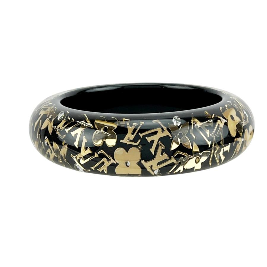 ルイヴィトン ■未使用■ ブラスレ アンクルーションGM S+ バングル アクセサリー GP ゴールド ブラック M66254 【618024】5 |  | 02