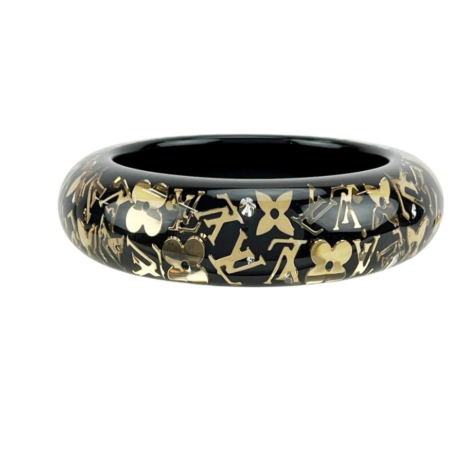 ルイヴィトン ■未使用■ ブラスレ アンクルーションGM S+ バングル アクセサリー GP ゴールド ブラック M66254 【618024】5 |  | 03