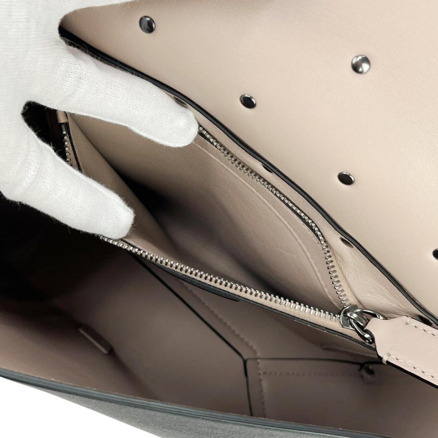 ヴァレンティノ ■未使用■ ショルダー バッグ チェーン スタッズ カバン レザー ブラック 【618048】5 |  | 07