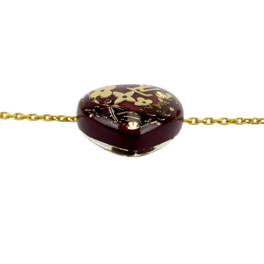 ルイヴィトン ■新同■55cm■ パンタンティフ クール アンクルージョン ネックレス ハート GP ゴールド パープル M66294 箱 【618161】5 |  | 03