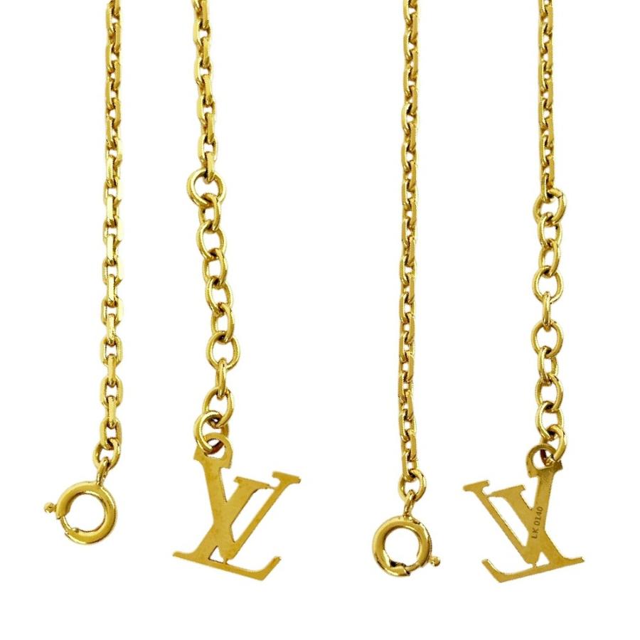 ルイヴィトン ■新同■55cm■ パンタンティフ クール アンクルージョン ネックレス ハート GP ゴールド パープル M66294 箱 【618161】5 |  | 07