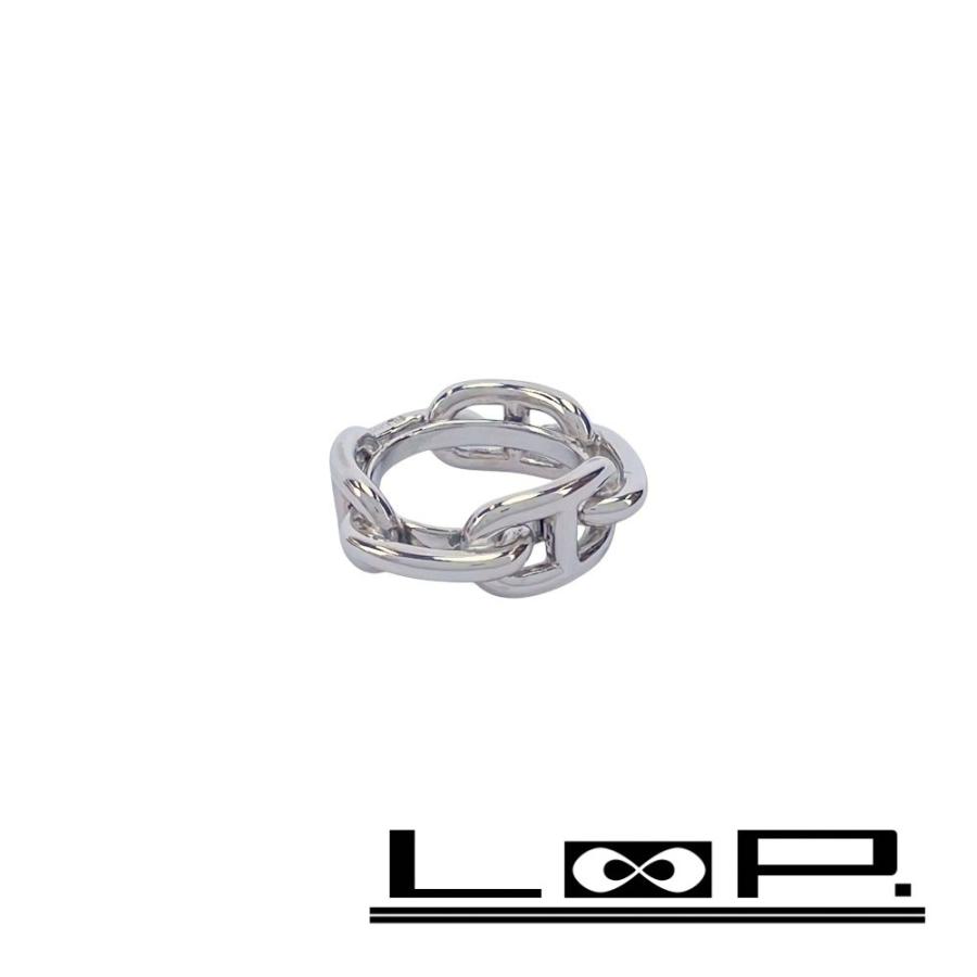 エルメス ■美品■ スカーフリング レガート 90 シルバー SS 箱 【618789】11 | 