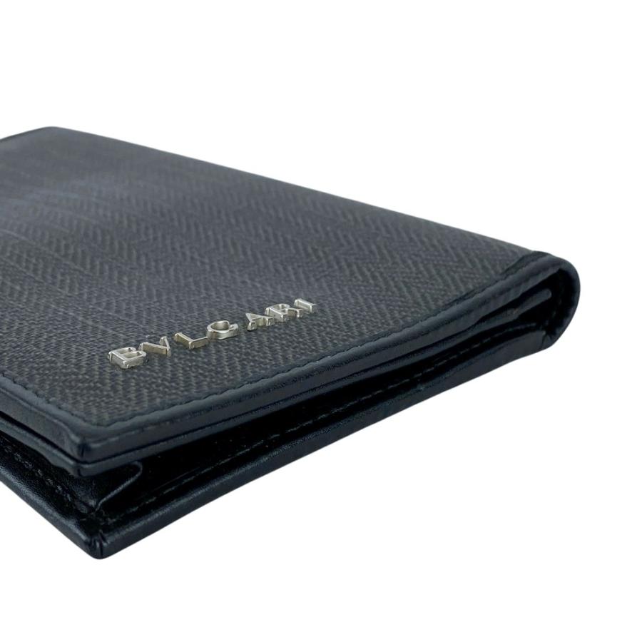 ブルガリ ■中古■ ウィークエンド 二つ折り 長財布 札入れ 小銭入れ ウォレット レザー グレー 箱 【619281】5 |  | 03