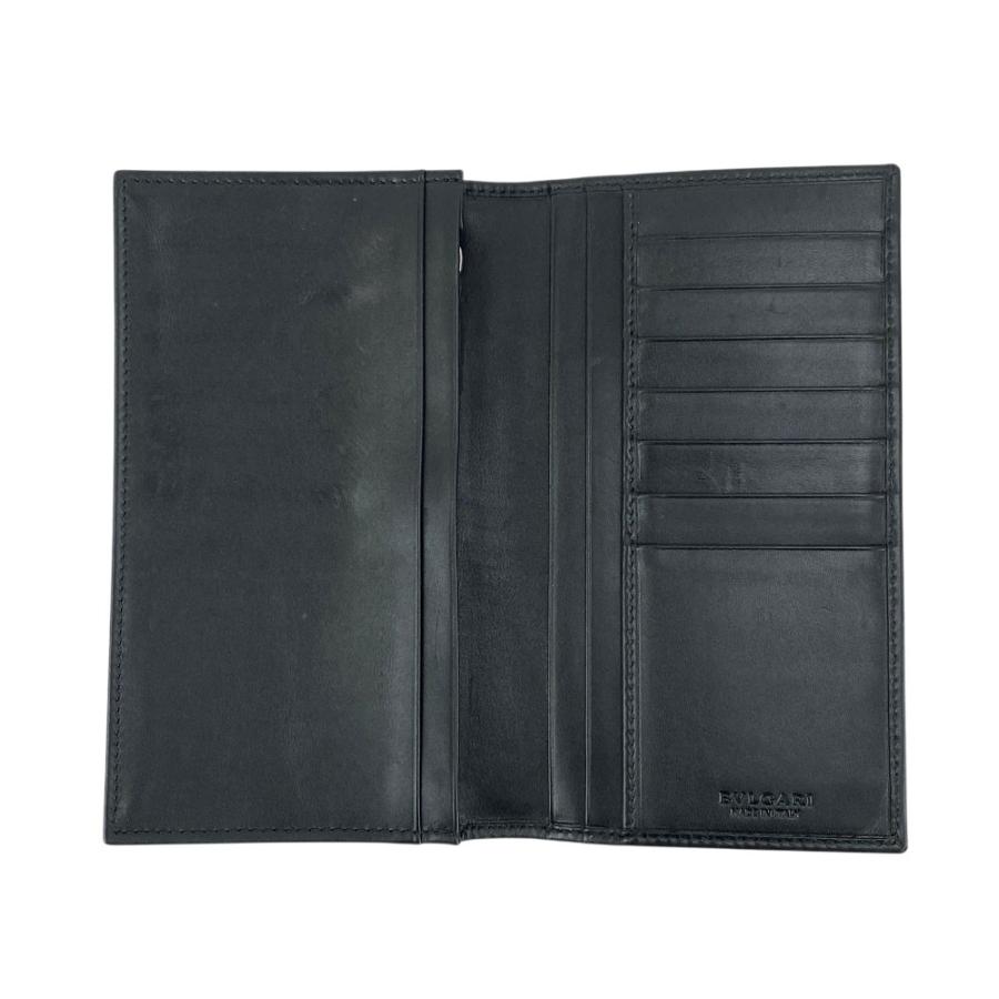 ブルガリ ■中古■ ウィークエンド 二つ折り 長財布 札入れ 小銭入れ ウォレット レザー グレー 箱 【619281】5 |  | 06