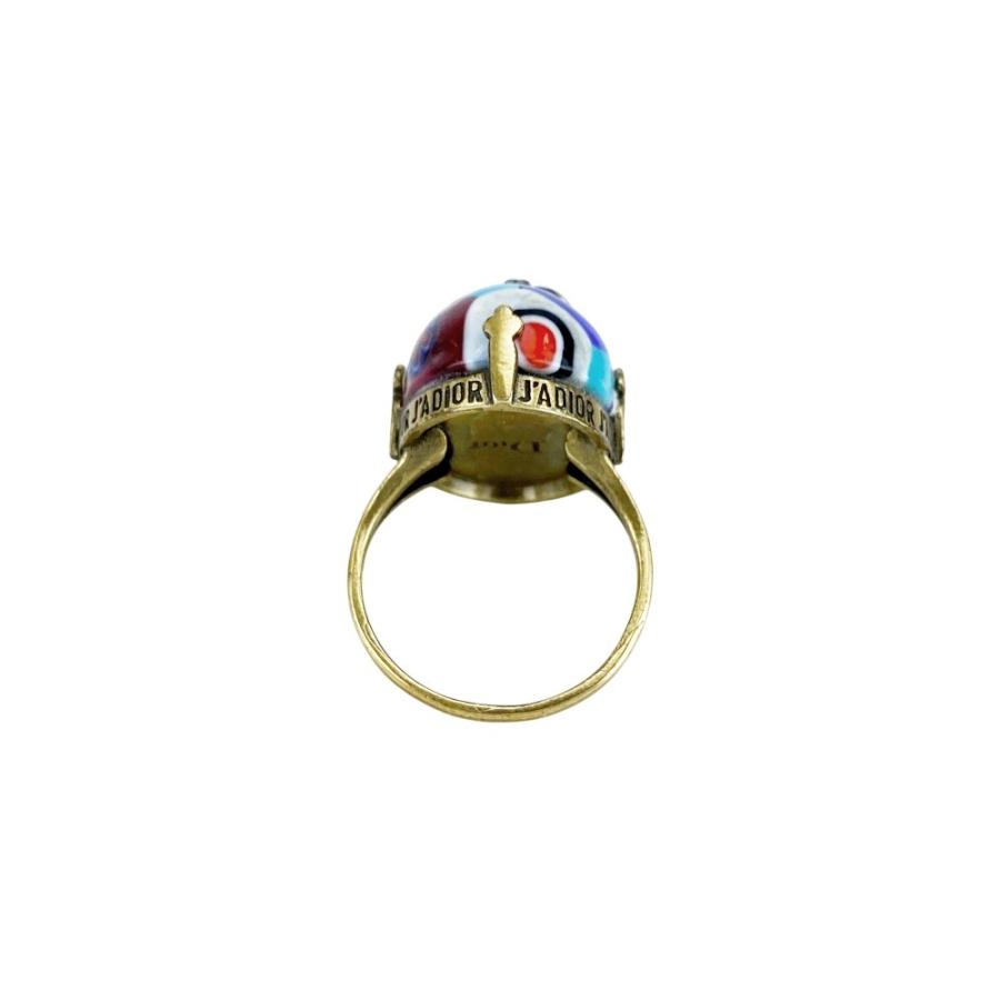 ディオール ■美品■ ハチ 蜂 リング 指輪 アクセサリー 色石 マルチカラー 【619335】13 |  | 03