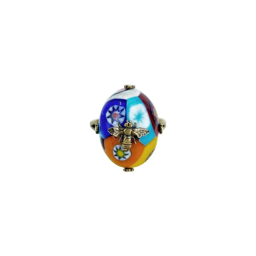 ディオール ■美品■ ハチ 蜂 リング 指輪 アクセサリー 色石 マルチカラー 【619335】13 |  | 04