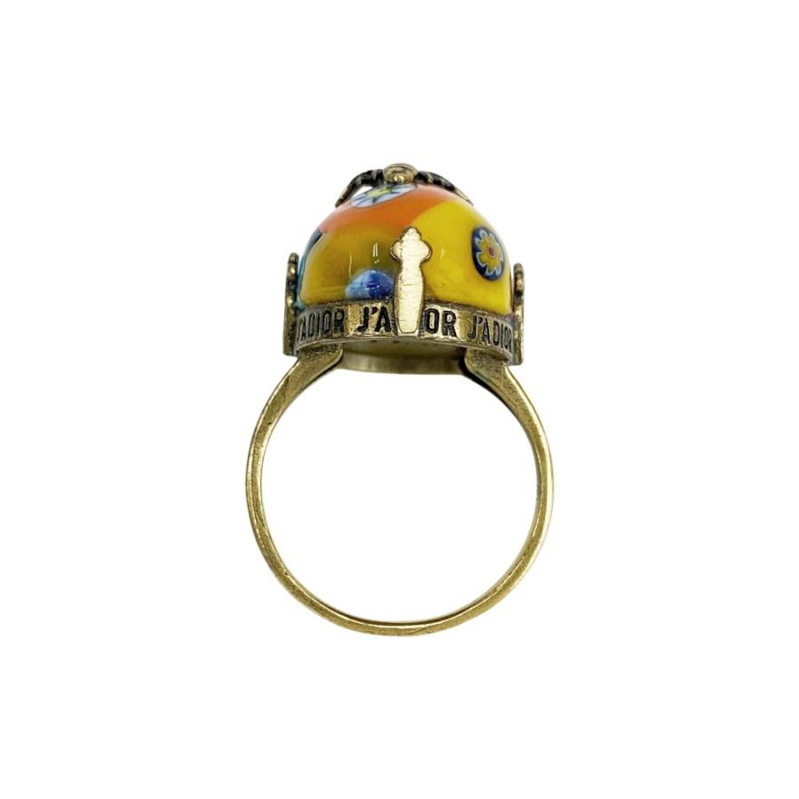 ディオール ■美品■ ハチ 蜂 リング 指輪 アクセサリー 色石 マルチカラー 【619335】13 |  | 07