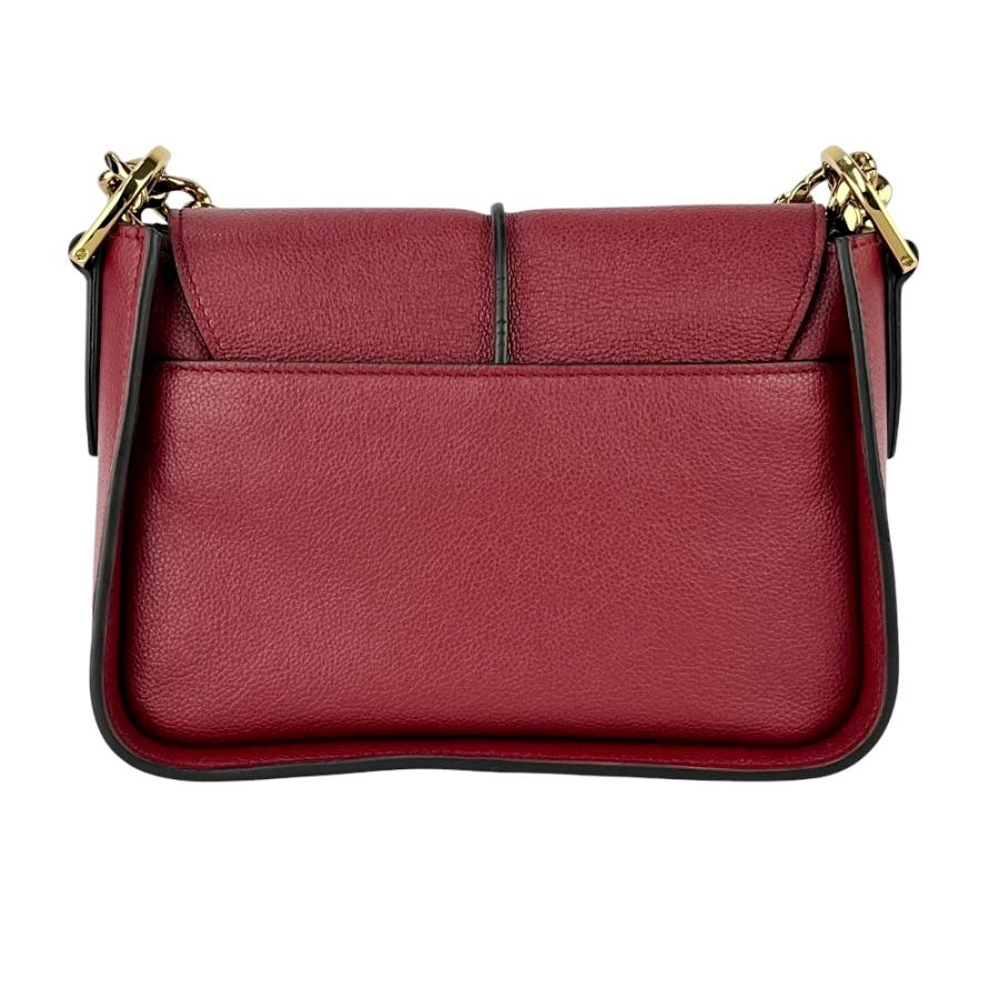 トッズ ■美品■ Tタイムレス チェーン ショルダー バッグ カバン ファッション レザー SS レッド ゴールド 【619649】5 |  | 01