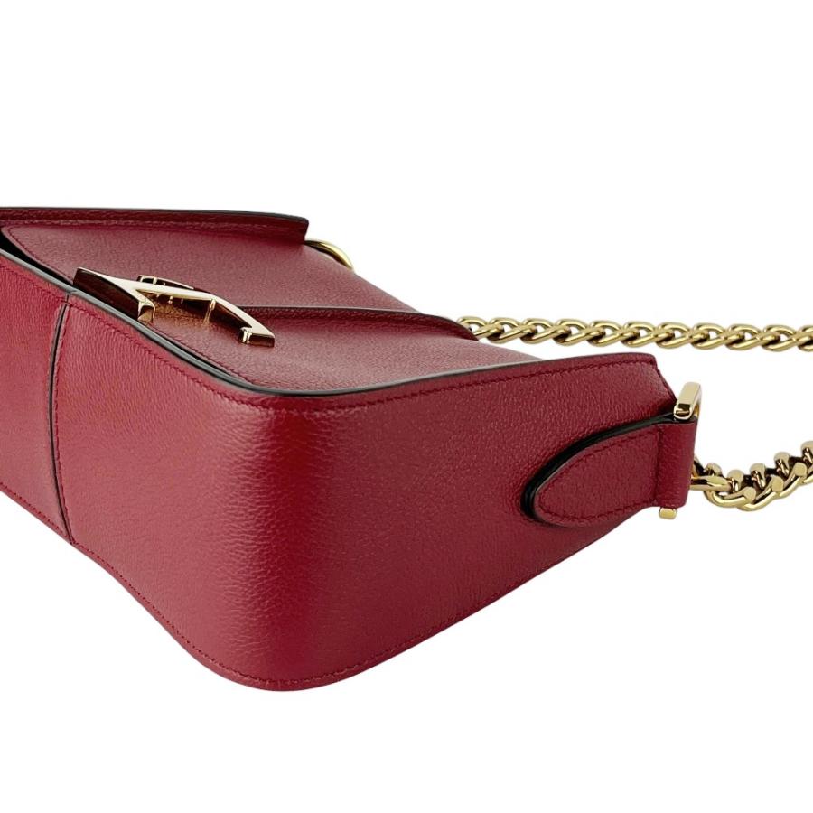 トッズ ■美品■ Tタイムレス チェーン ショルダー バッグ カバン ファッション レザー SS レッド ゴールド 【619649】5 |  | 03