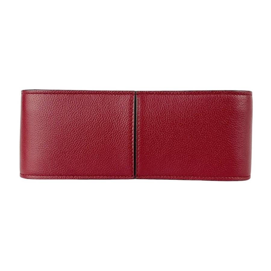 トッズ ■美品■ Tタイムレス チェーン ショルダー バッグ カバン ファッション レザー SS レッド ゴールド 【619649】5 |  | 05