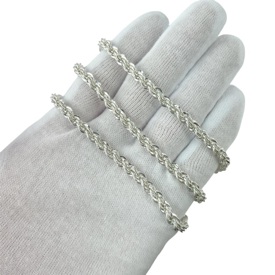 ティファニー ■新同■磨き済■78cm■ ティファニー ツイスト チェーン ロング ネックレス アクセサリー シルバー SV925 61g 【619861】8 |  | 02