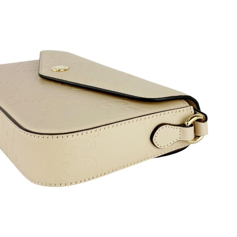 グッチ ■新品■ GG スーパーミニショルダー バッグ カバン レザー ベージュ 箱 【621314】13 |  | 03