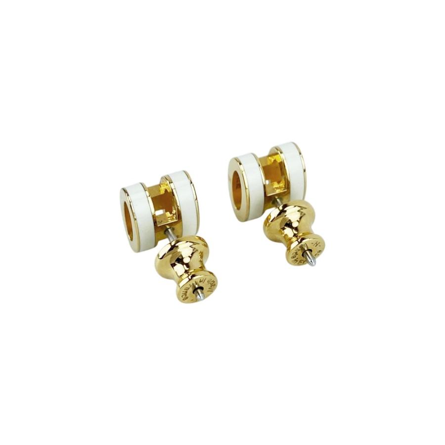 エルメス ■新同■ ミニ ポップアッシュ ピアス アクセサリー GP ホワイト 【621574】13 |  | 01