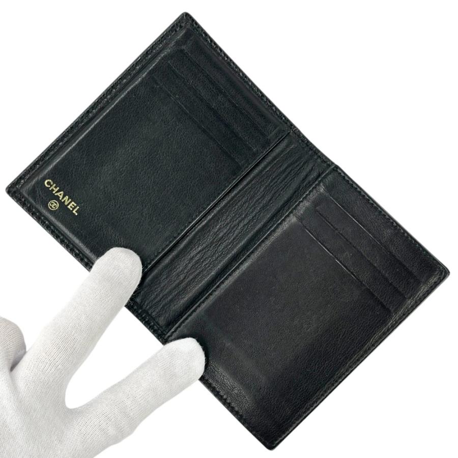 シャネル ■中古■ カードケース パスケース 二つ折り キャビアスキン ブラック 【622717】8 |  | 06