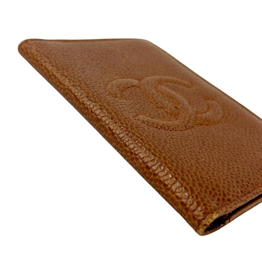 シャネル ■中古■ カードケース パスケース 二つ折り キャビアスキン ブラウン 【622724】8 |  | 02