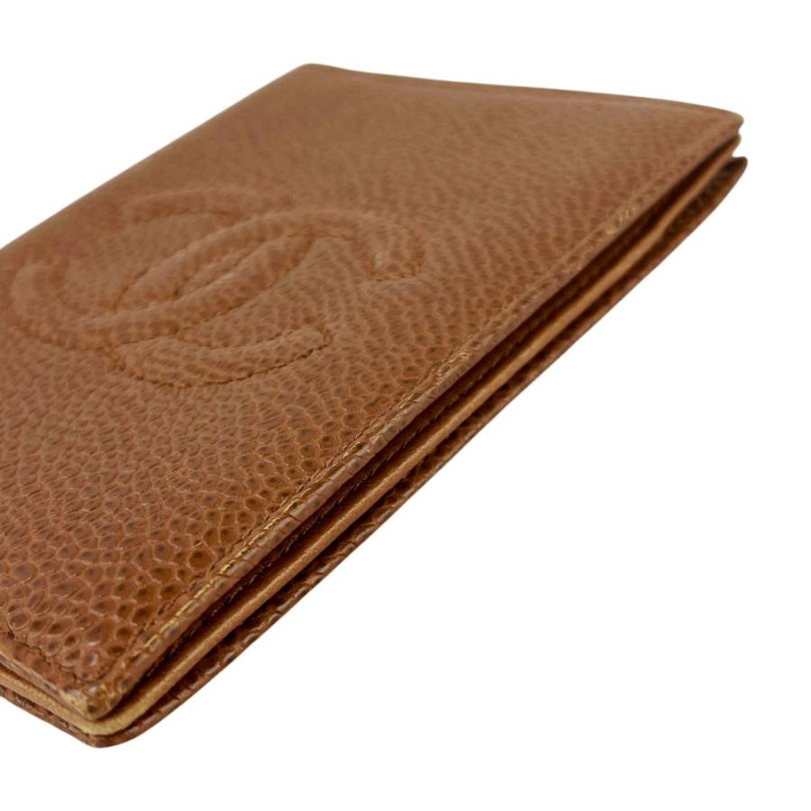 シャネル ■中古■ カードケース パスケース 二つ折り キャビアスキン ブラウン 【622724】8 |  | 03