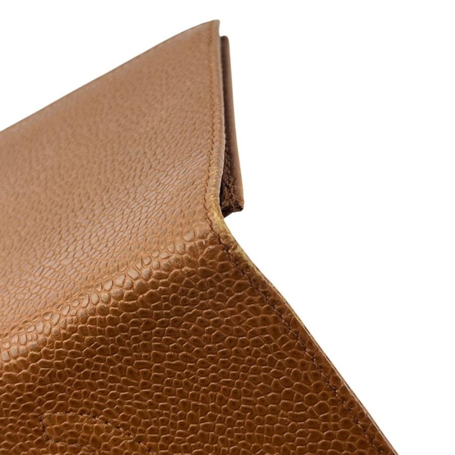 シャネル ■中古■ カードケース パスケース 二つ折り キャビアスキン ブラウン 【622724】8 |  | 08