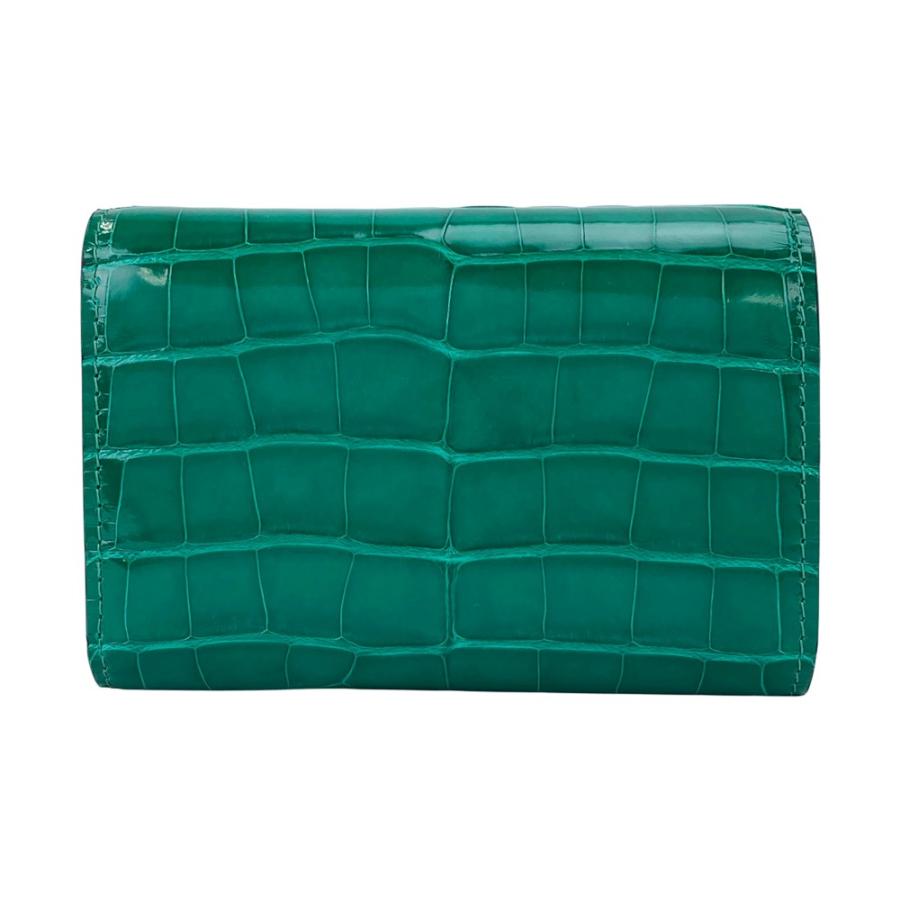 ルイヴィトン ■未使用■IC■ ポルトフォイユ カプシーヌ コンパクト ウォレット 三つ折り 財布 クロコ グリーン 箱 【622816】11 |  | 01