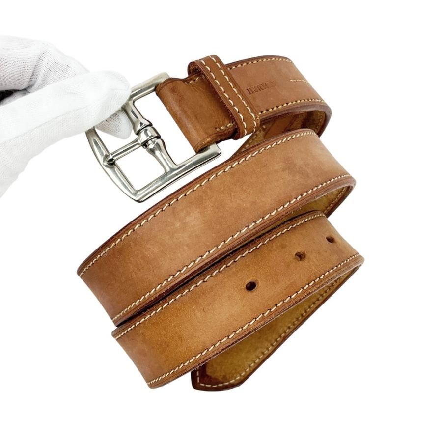エルメス ■中古■ エトリヴィエール ベルト レザー ブラウン 〇X刻 #85 【623738】13 |  | 07