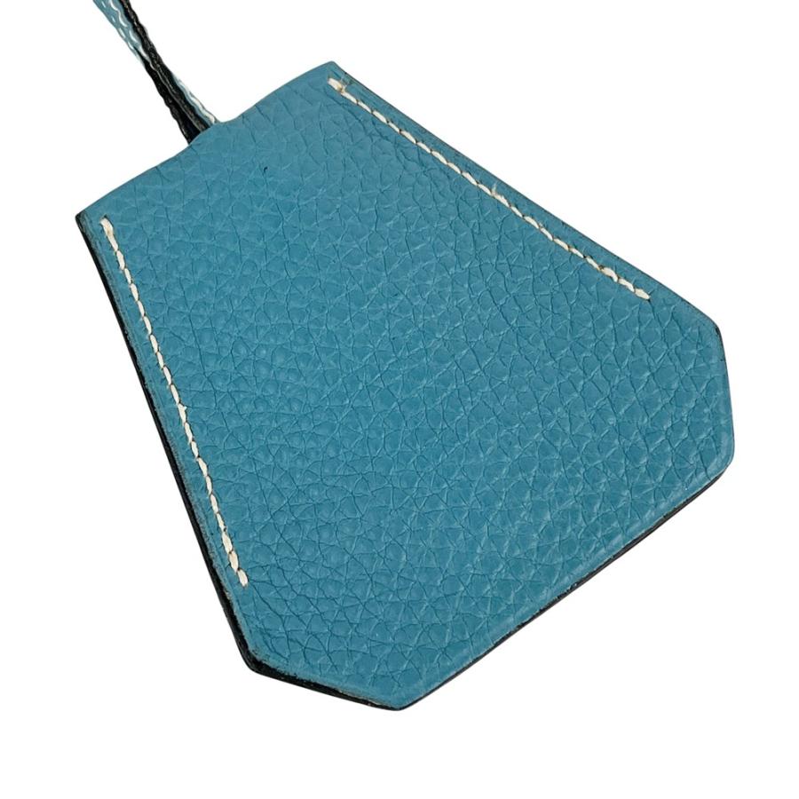 エルメス ■中古■ クロシェット ネックレス キーリング レザー ライトブルー □D刻 【623745】13 |  | 03