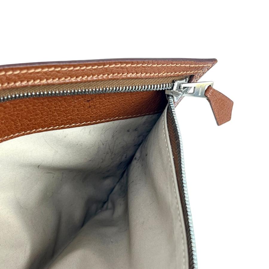 エルメス ■中古■ ポーチ 小物入れ レザー ブラウン 【623752】13 |  | 07