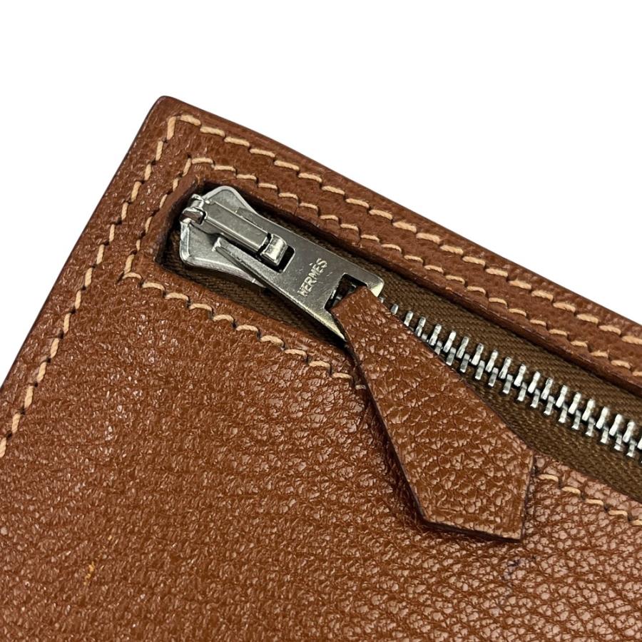 エルメス ■中古■ ポーチ 小物入れ レザー ブラウン 【623752】13 |  | 09