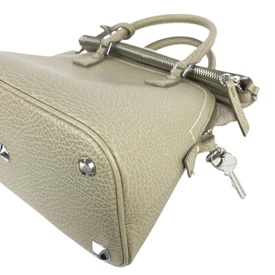 メゾンマルジェラ ■美品■ 5AC クラシックミニ 2way ショルダー ハンド バッグ レザー キャンバス ベージュ 【624384】3 |  | 03