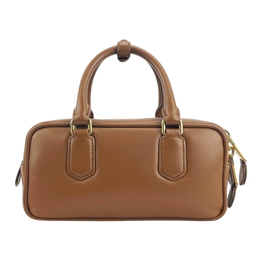 ミュウミュウ ■美品■ アルカディ レギュラー 2WAY ハンド ショルダーバッグ  レザー ブラウン 5BB142 ACR3 【624414】3 |  | 01