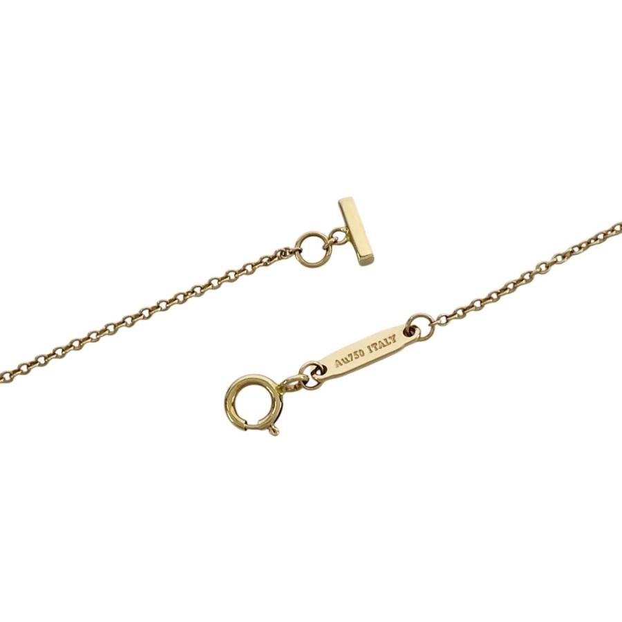 ティファニー ■美品■ Tスマイル ネックレス ミニ アクセサリー ピンクゴールド K18 750PG 約2.4g 箱 【624674】11 |  | 07