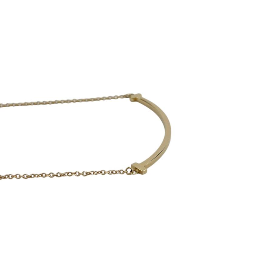 ティファニー ■美品■ Tスマイル ネックレス スモール アクセサリー ピンクゴールド K18 750PG 約2.9g 箱 【624704】11 |  | 04