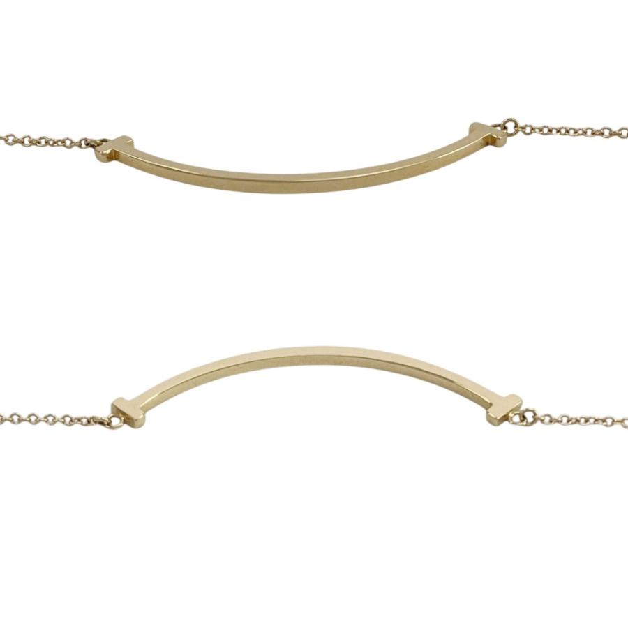 ティファニー ■美品■ Tスマイル ネックレス スモール アクセサリー ピンクゴールド K18 750PG 約2.9g 箱 【624704】11 |  | 05